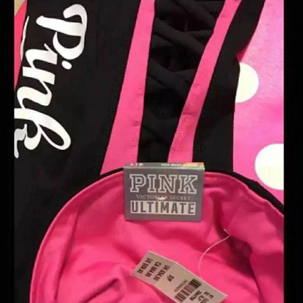 PINK Small Ultimate cutout leggings NWOT - Picture 2 of 2